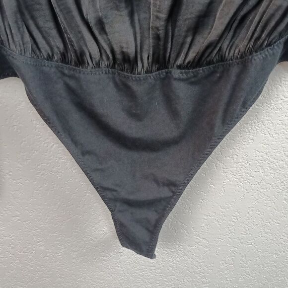 Free People Intimately Smokin N Rockin Black Bodysuit Sz M Whimsigoth, Fairygoth - Picture 7 of 12